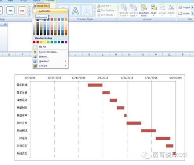 project软件怎么制作甘特图