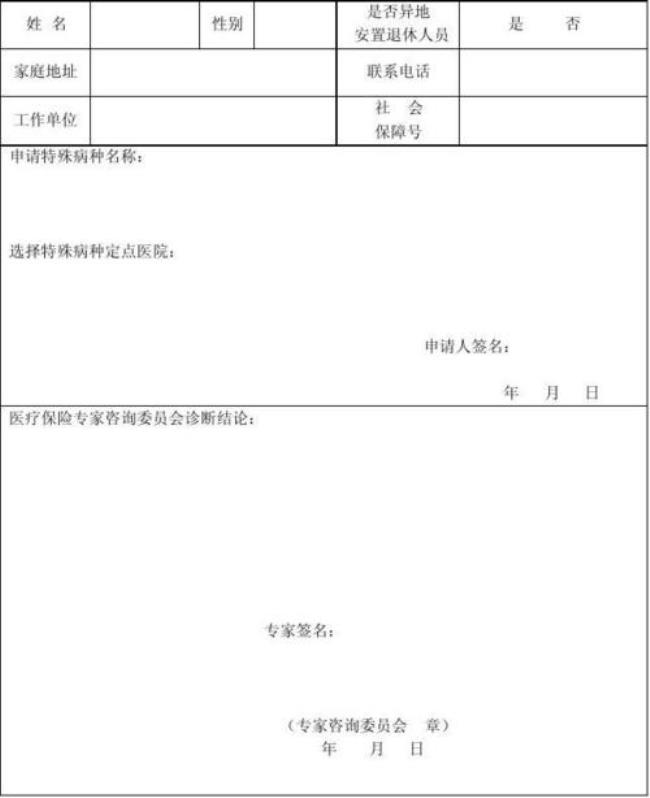 医院特殊药品报销申请咋写