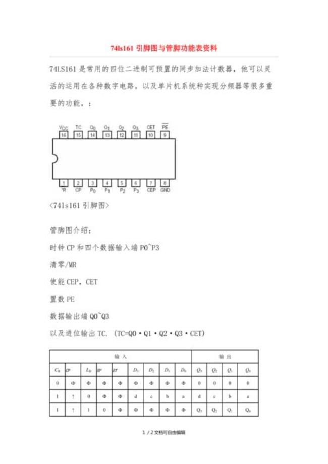 74ls161的电路转换图怎么画