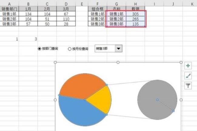 excel如何制作对比饼图