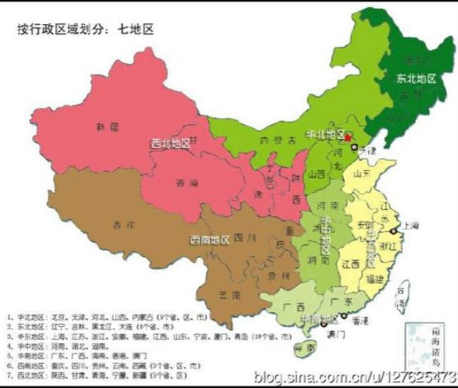 西安属于华中华南华北哪个地区