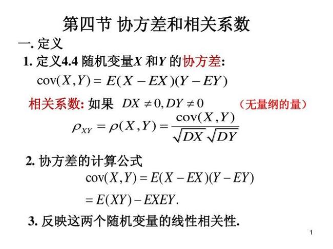 相关系数的类型