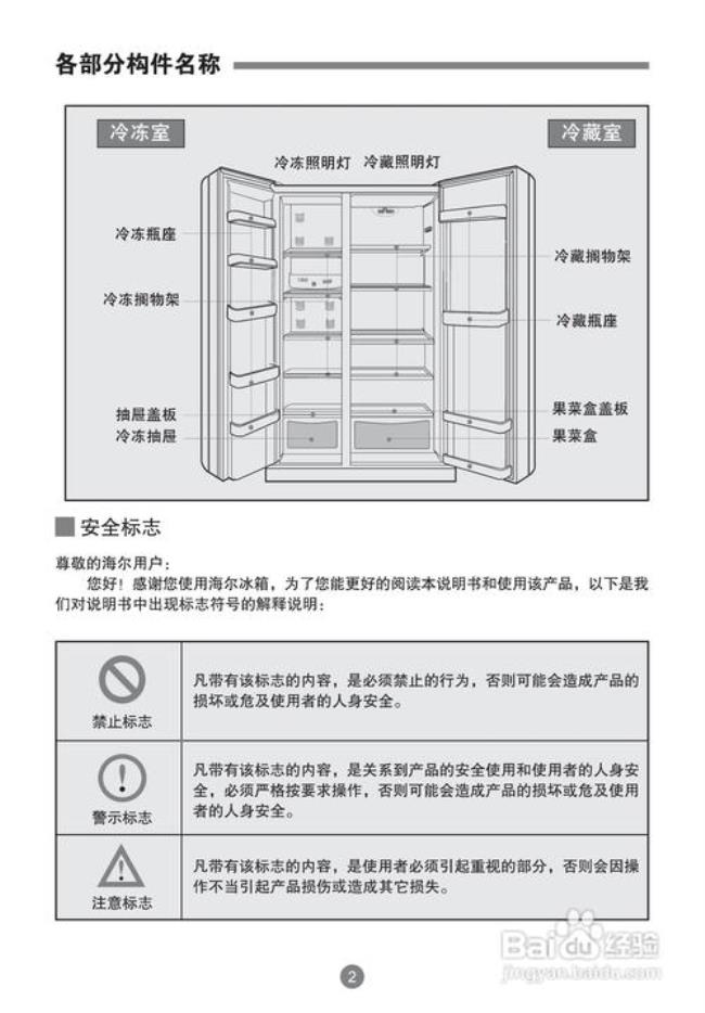 冰箱使用说明1到4温度是怎么样调