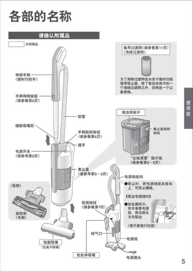 志高吸尘器使用方法