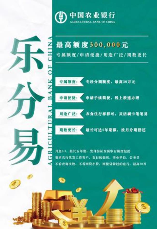 农行乐分易借10万元5年多少利息