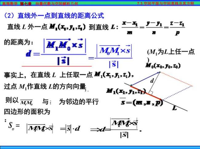 点到直线的距离的公式是什么