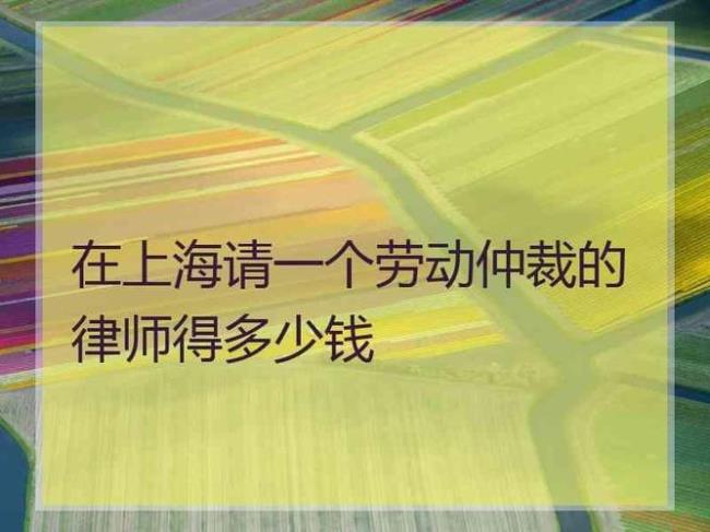 劳动仲裁请律师会不会被坑