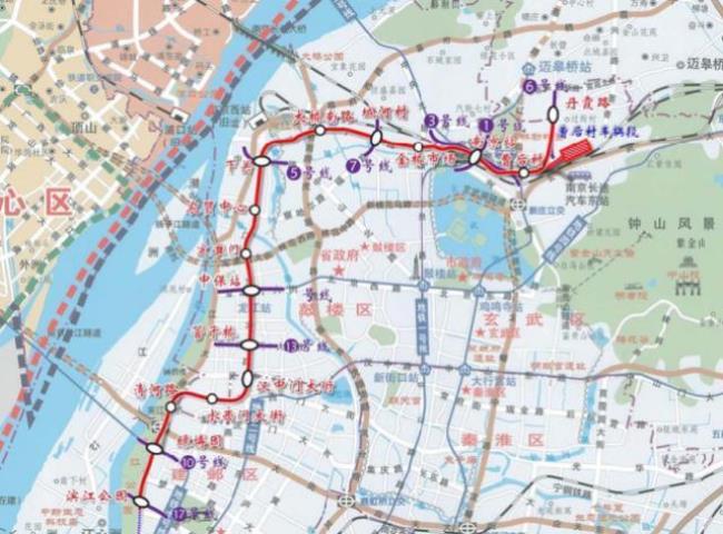 南京地铁1号线的具体线路有哪些