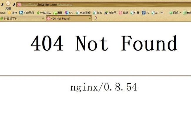 每次打开网页就出现404NotFound怎