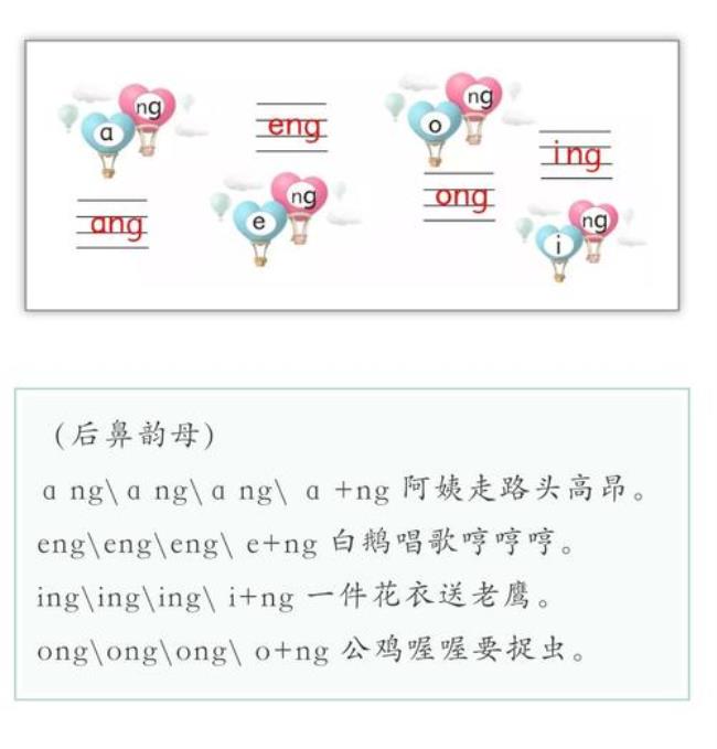 复韵母有那几个