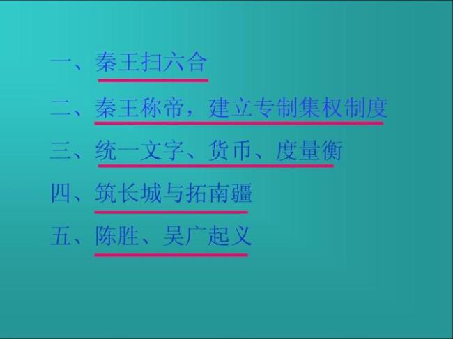 秦国统一的标准文字