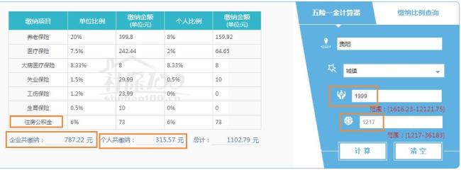 公积金基数2480个人交多少