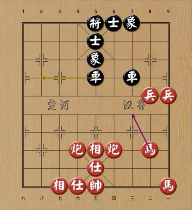 中国象棋马的几种位置