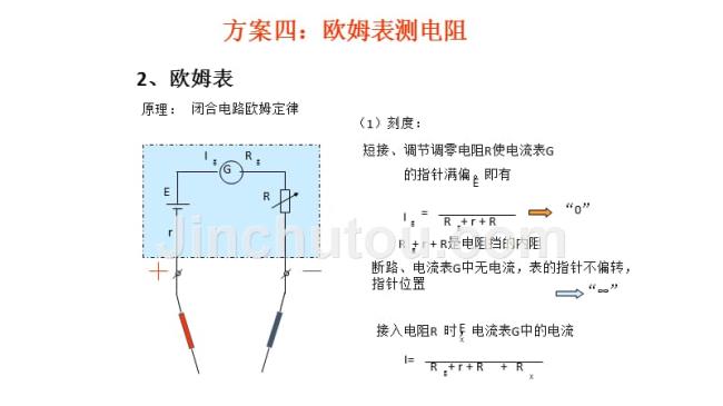 欧姆表中值原理