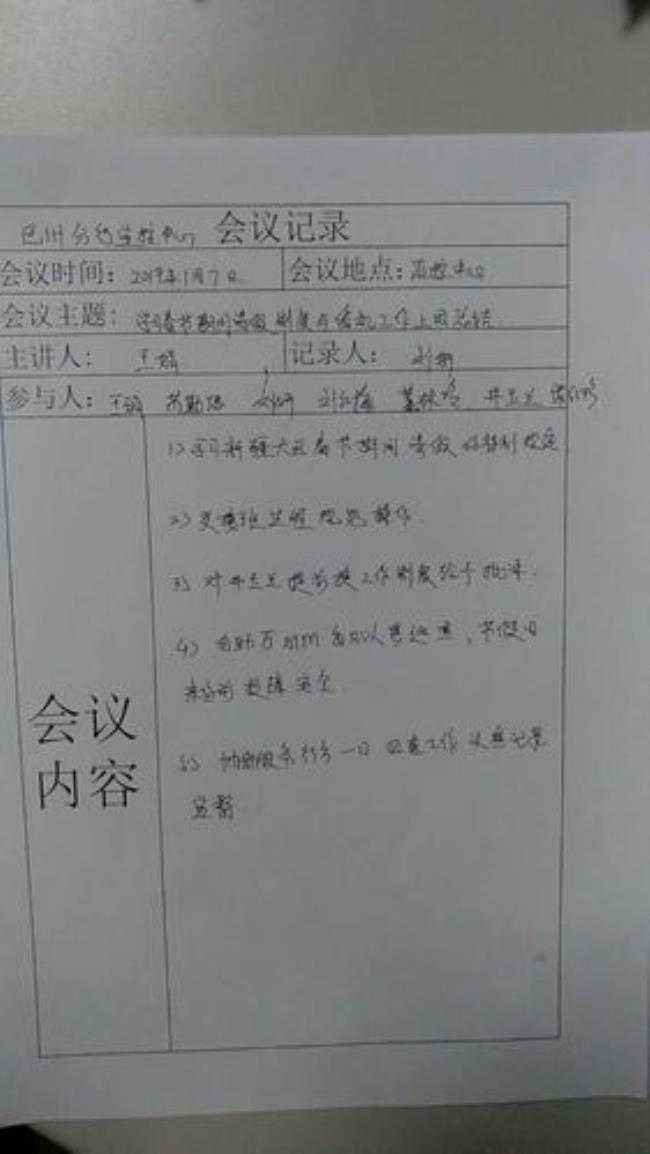 什么是会议记录如何写