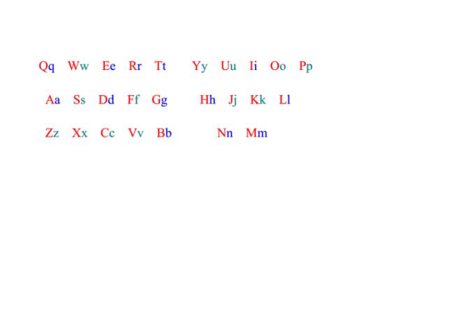 1到10大写字母怎么写