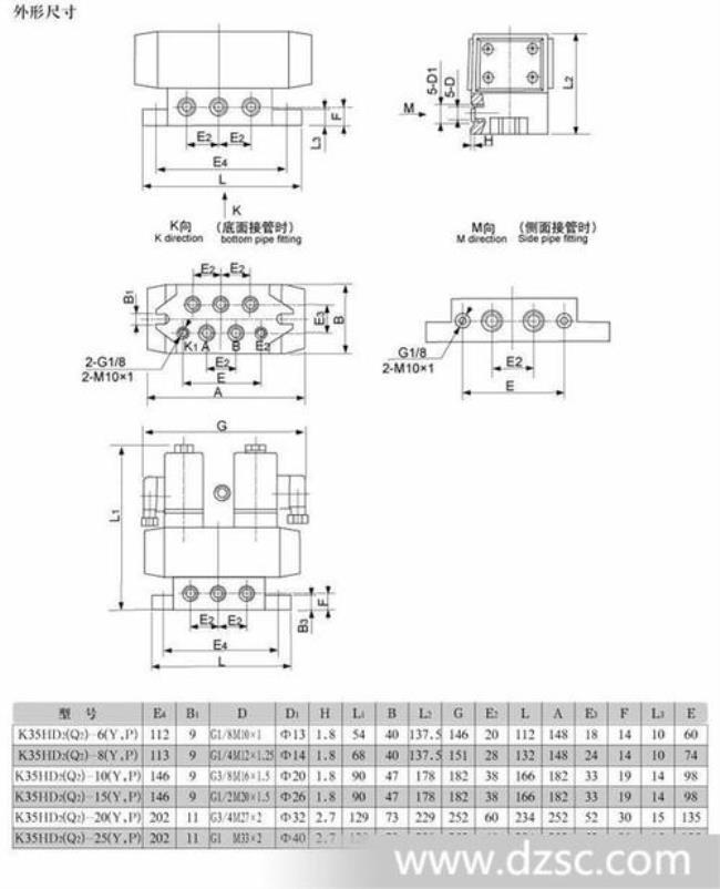 三位五通换向阀作用