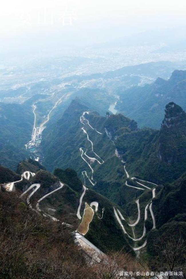 天门山盘山路怎么走