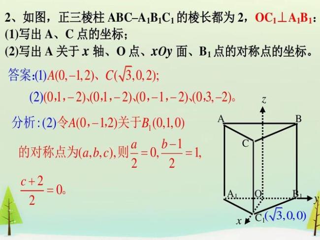 空间对称点的计算方法