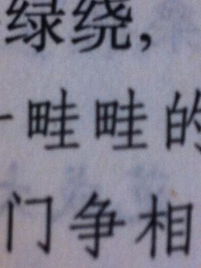 方框里面一个女字是什么字