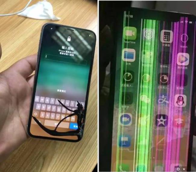 iphonex屏幕变绿后又正常