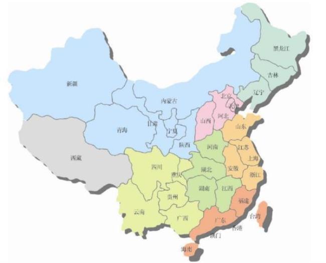中国前十大省面积