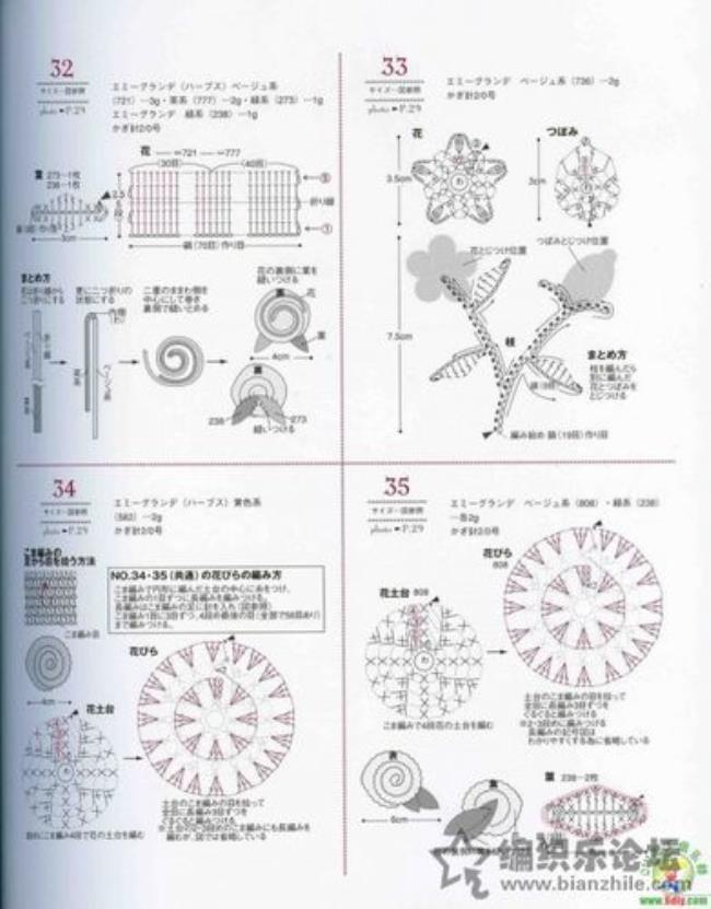 钩针有哪几种钩法