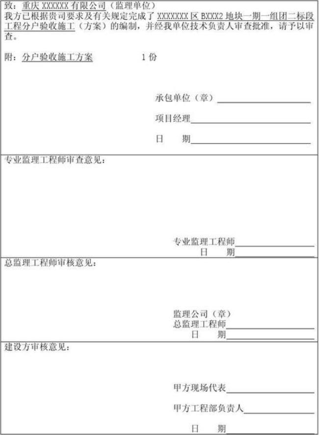 施工方案报审表监理怎么签意见