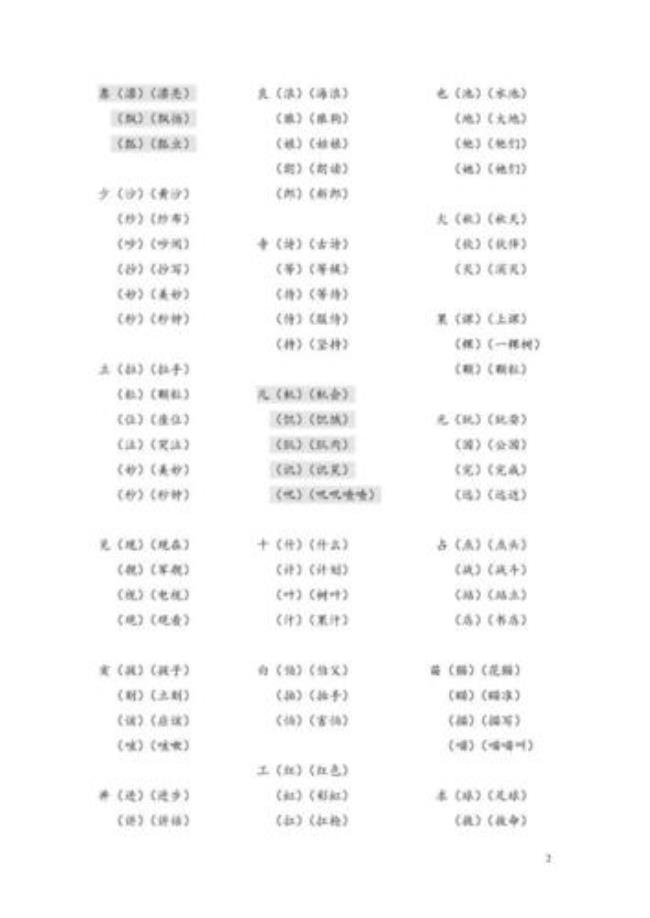 叮字移动偏旁变新字