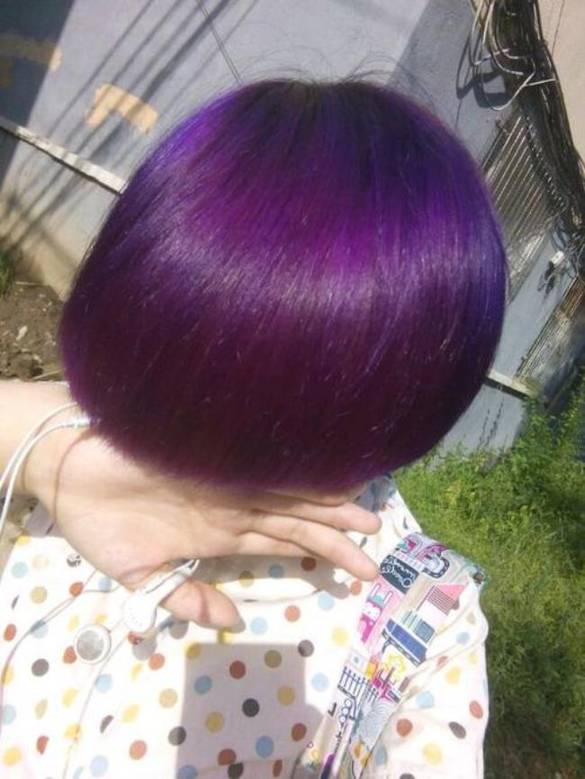 染紫色头发有什么寓意吗
