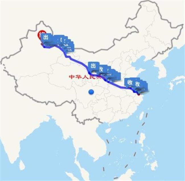 杭州到新疆有多少公里