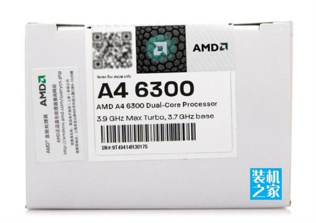 AMD A4-6300 APU with Radeon HD Graphics双核