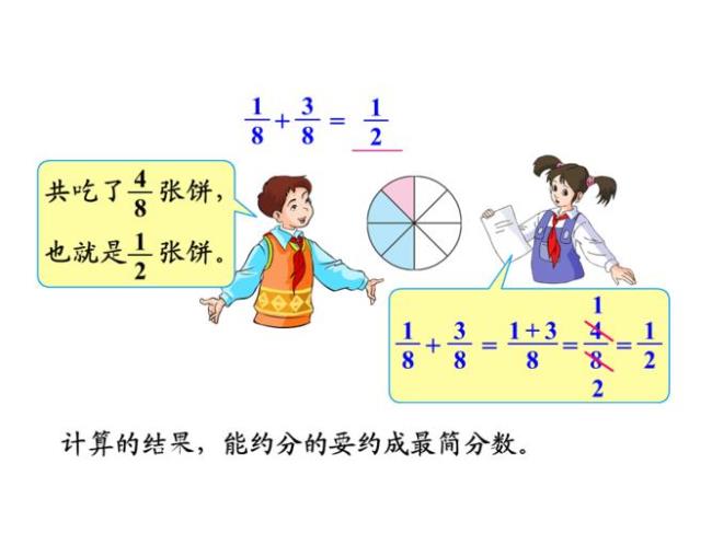 分母和分子相加减的方法