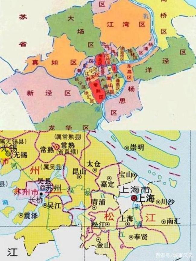 上海的市区在哪里