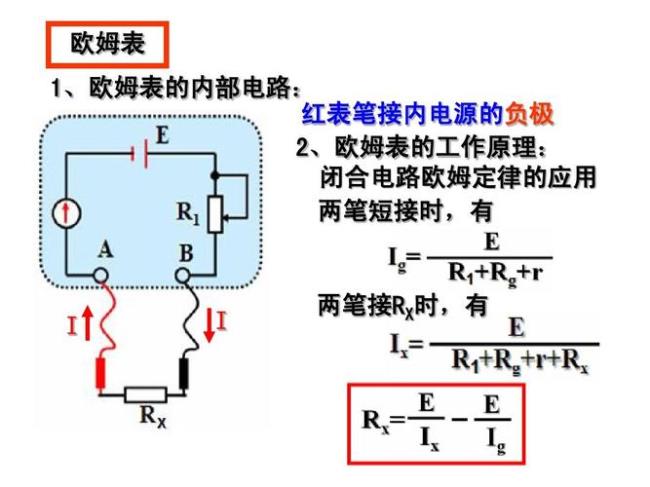 多用电表直流电压档原理