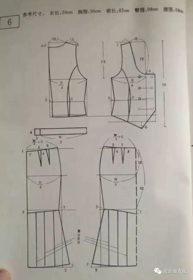 服装裁剪入门的公式