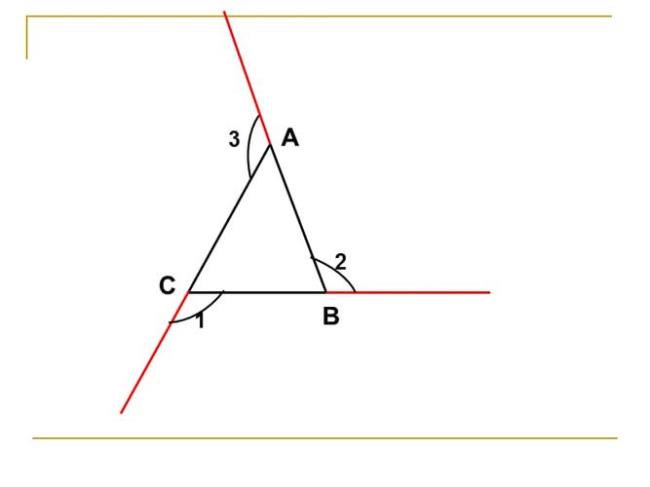 三角形的外角和是360度吗