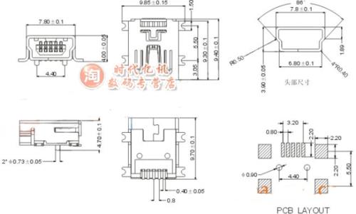 usb 插座结构