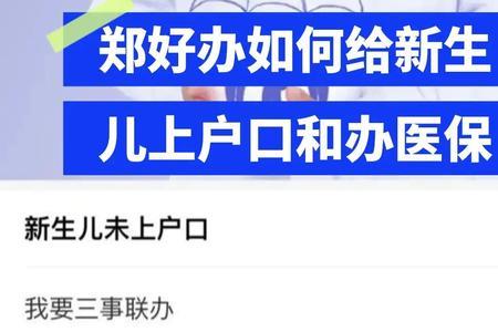 郑州新生儿医保在网上哪里缴费