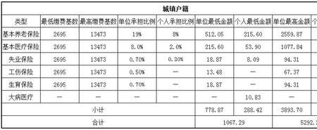 个人社保缴费340是多少