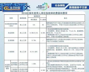 东莞社保缴费标准全额