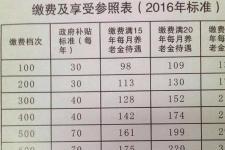 非深圳户籍养老保险有哪些档次