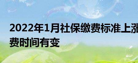 2022年农村社保什么时候开始缴费