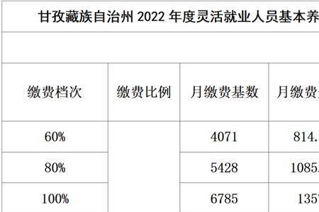 2022年天津养老保险基数是多少