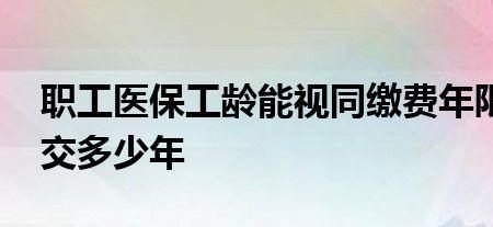 河南省医保从哪年开始视同缴费