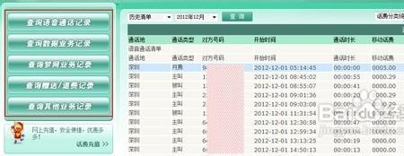 怎样去移动大厅调查通话记录