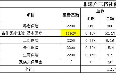 深圳社保领取计算公式