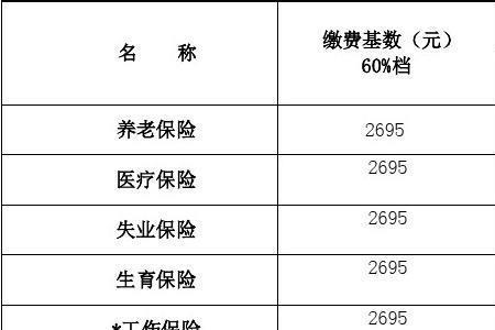 2000年长沙社保缴费基数