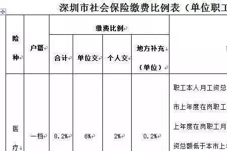 深圳社保个人扣多少钱