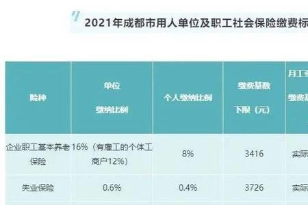 2008年四川社保个人缴费标准